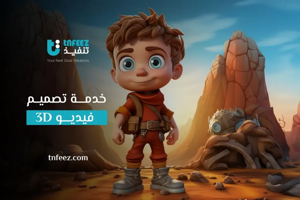 خدمة تصميم فيديو 3D احترافي