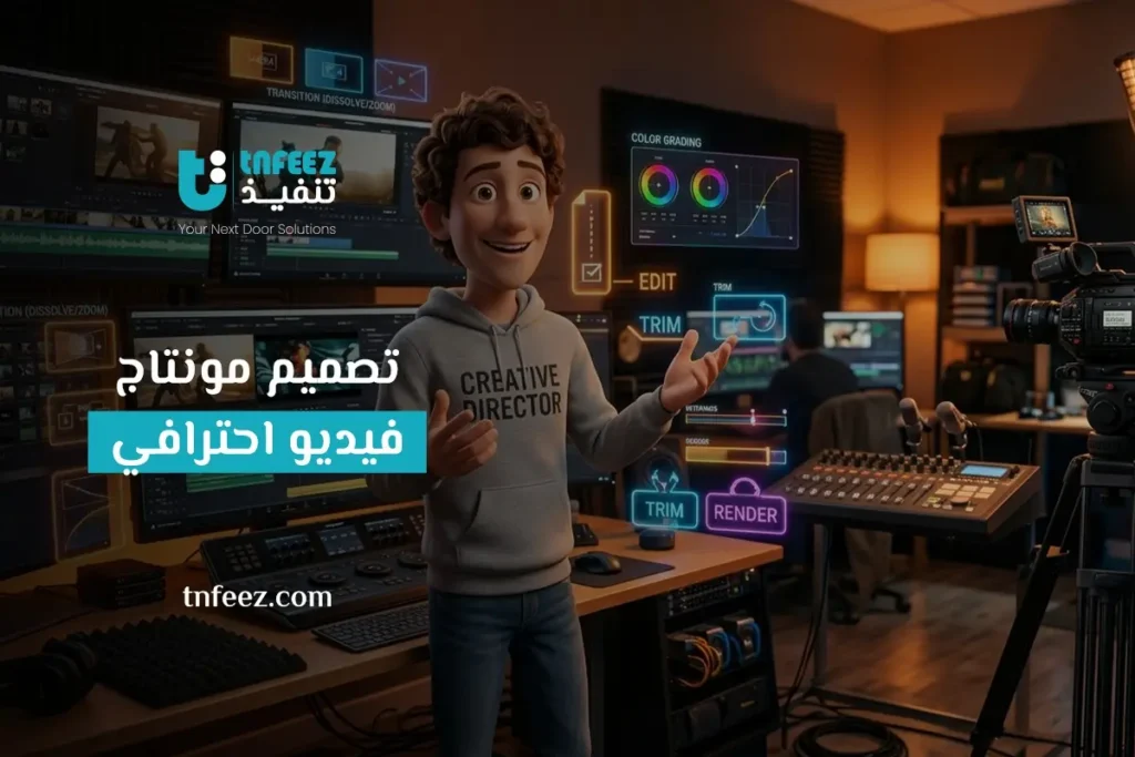 عمل مونتاج فيديو احترافي