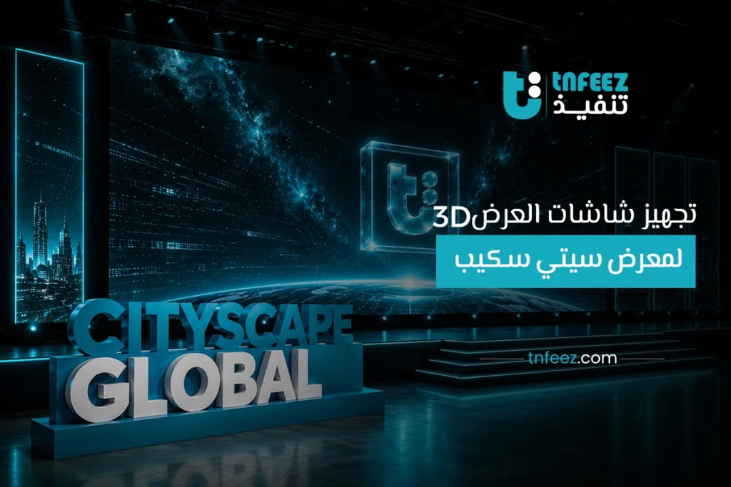 تجهيز شاشات 3D لمعرض سيتي سكيب